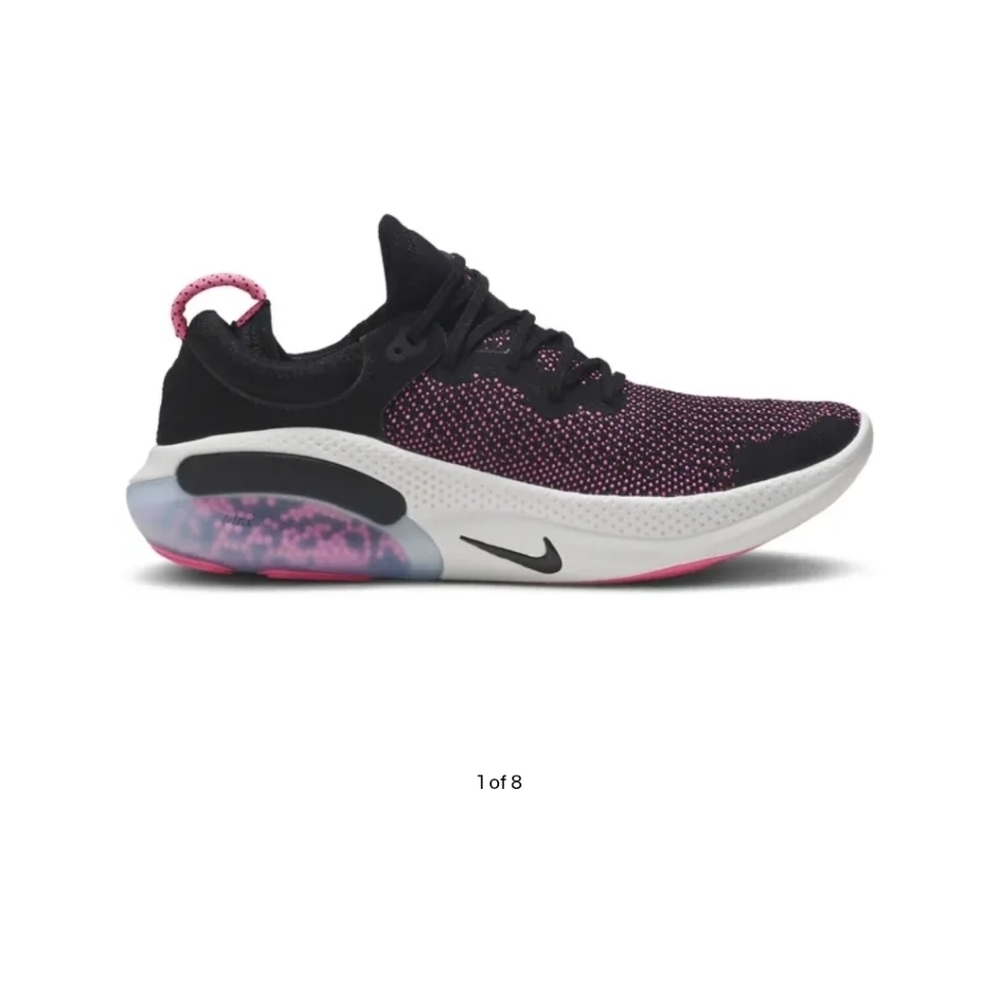 Nike Joyride,Flyknit Run,Pink Blast Sneakers with Air Cushioning, Size 11.5